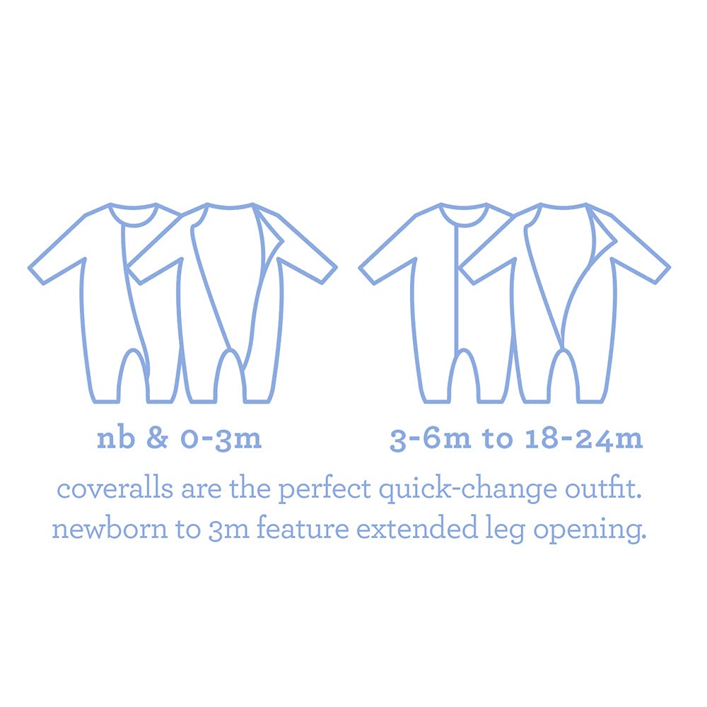 Magnetic Me Easy-Close Modal Coverall Jumpsuit You Had Me at Animal Safari 0-3 Months - Image 3