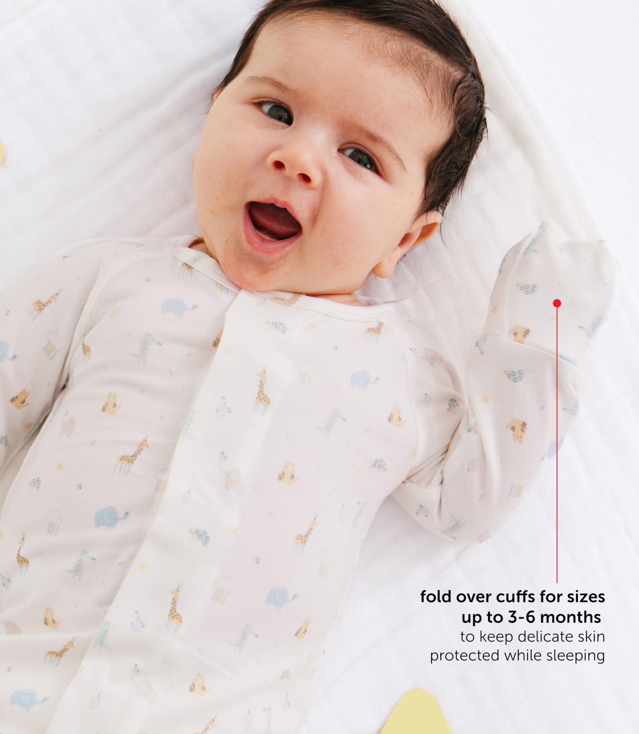 Magnetic Me Boys Modal Magnetic Baby Footie Pajamas | Silky Soft Modal Fabric | Baby Sleepers Available in Sizes PRE - 24M - Image 4