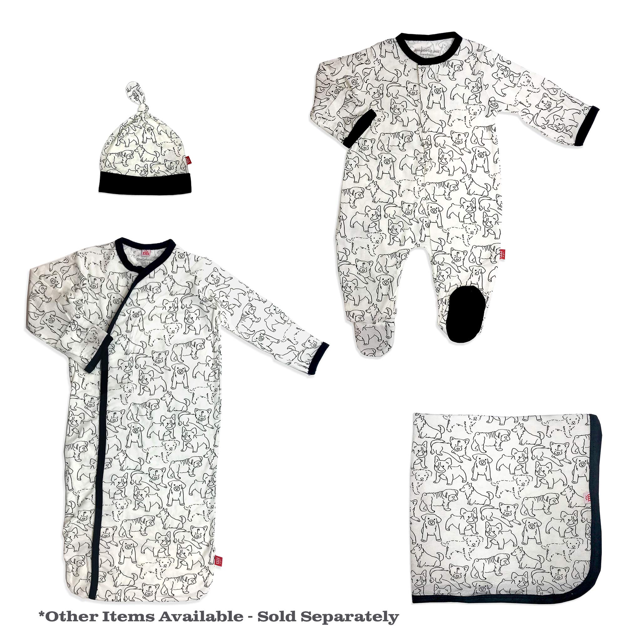 Magnificent Baby Baby Magnetic Modal 2 Piece Gown and Hat Set - Image 7